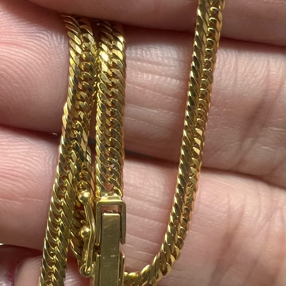 Anklet Kihei Japan K18 Gold 24cm in 6.4g - Picture 7 of 9